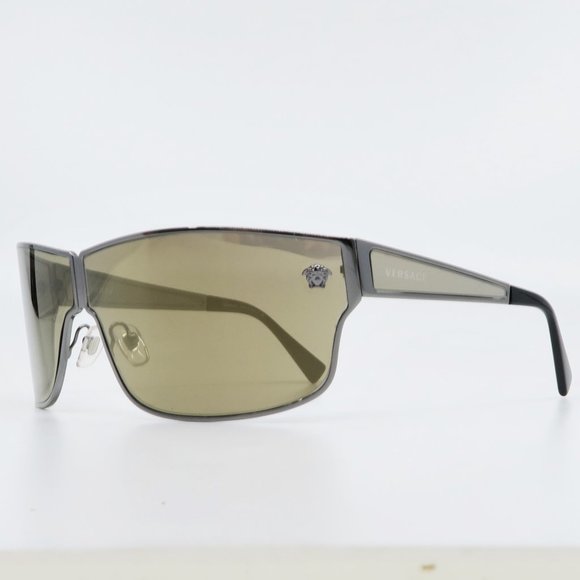 VERSACE MOD 2206 1001/5A Unisex Shield Silver - Picture 3 of 8